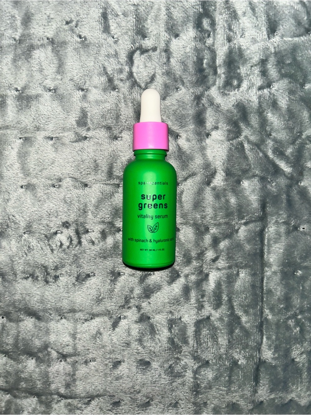 Super Greens Hyaluronic Acid Vitality Serum with Spinach Extract for Renewal